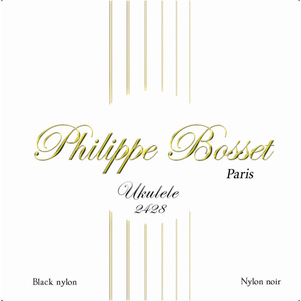 P.bosset Ukulele Nylon Black 24-28