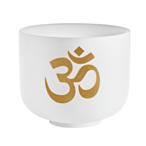 Singing Bowl Om Sonic Energy Crystal 8"