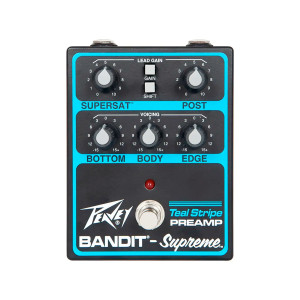 Pedal Preamplificador Peavey Bandit Teal Stripe