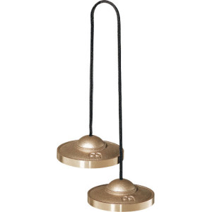 Par de címbalos de dedo Meinl de bronce