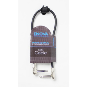 Enova Patch Cable Jack 40 cm Black