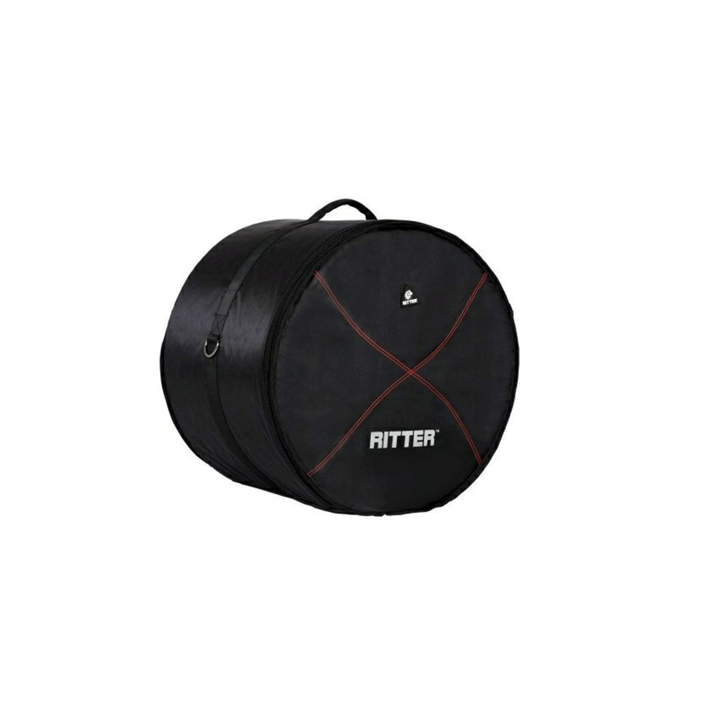 Ritter Housse Tom 10x9" Noir/rouge
