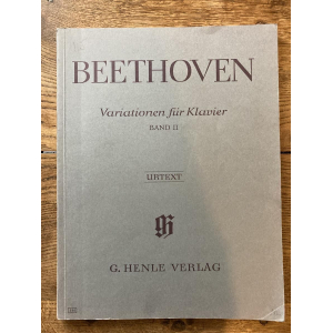 Volumen de partitura para piano de Beethoven