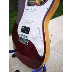 Suhr Standard all Korina Flame Pepper Red