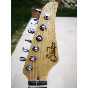 Suhr Standard all Korina Flame Pepper Red