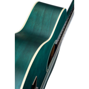Ortega Rst5moc Guitar Ocean Blue Spruce