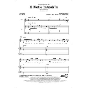All I Want For Christmas Is You (arr. Mac Huff)