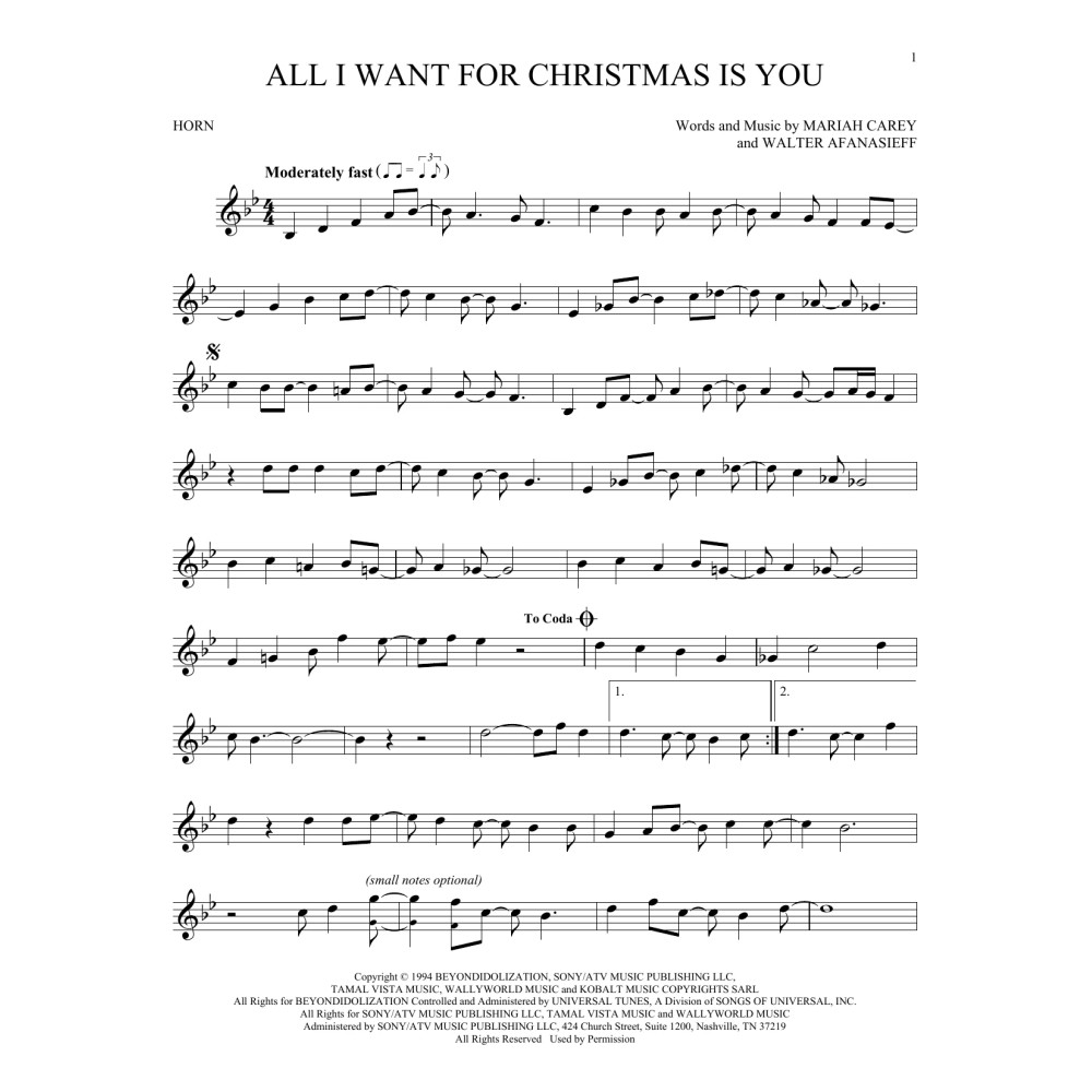 All I Want For Christmas Is You