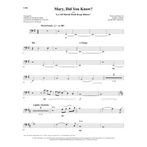 Mary, Did You Know? (with "Let All Mortal Flesh Keep Silence") - Cello