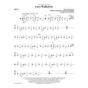 Love Walked In - Drums