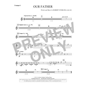 Our Father - Bb Trumpet 1