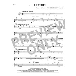 Our Father - Oboe