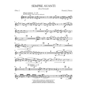 Sempre Avanti - Oboe 2