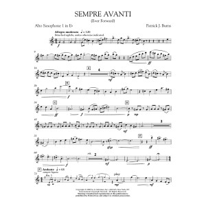Sempre Avanti - Eb Alto Saxophone 1