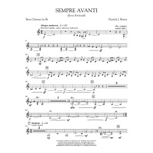 Sempre Avanti - Bb Bass Clarinet