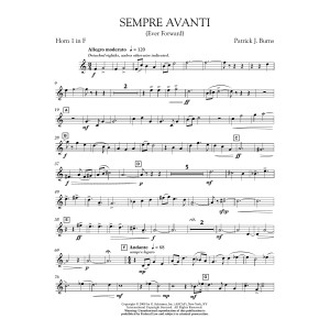 Sempre Avanti - F Horn 1