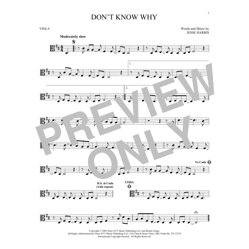 Don't Know Why