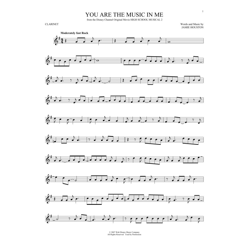 You Are The Music In Me (from High School Musical 2)