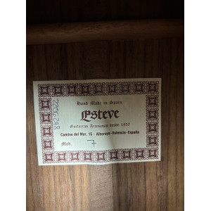 Esteve Guitar Mod.7 F/e Cocobolo