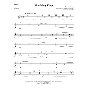 How Many Kings - Alto Sax 1 & 2 (Sub. Horn)