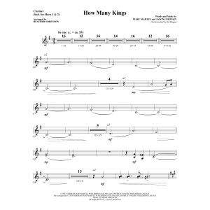How Many Kings - Clarinet (sub. Horn 1-2)