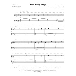 How Many Kings - Piano