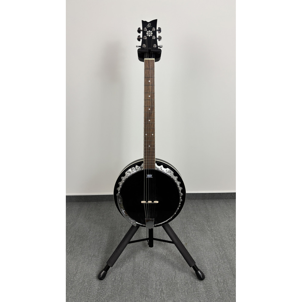 Banjo Ortega, 6 Strings, Electro, Black