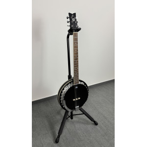 Banjo Ortega, 6 Saiten, Elektro, Schwarz