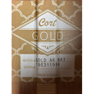Guitare Cort Gold A6 Naturel Brillant