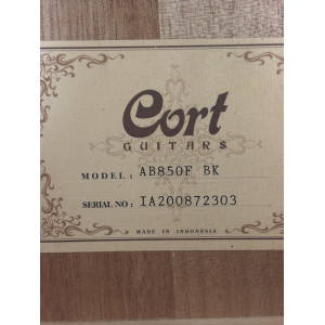 Bajo Cort AB850F natural negro brillante