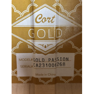 Cort Gold-passion Guitar Natural Gloss