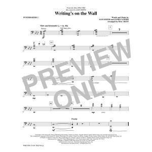 Writing's on the Wall (arr. Mac Huff) - Synthesizer II
