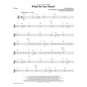What Do You Mean? - Guitar