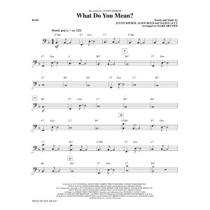 What Do You Mean? - Bass
