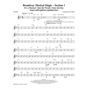 Broadway Musical Magic - Guitar