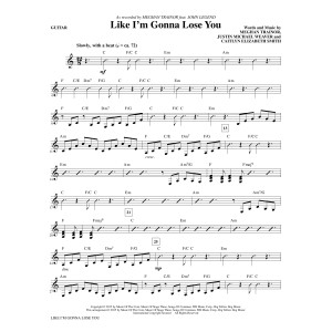 Like I'm Gonna Lose You - Guitar