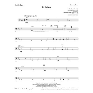 To Believe - Double Bass