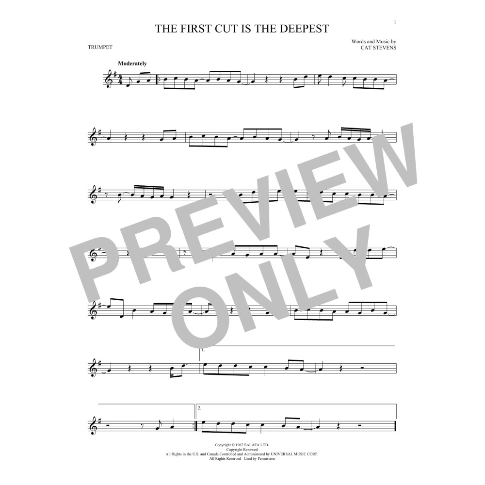 The First Cut Is The Deepest