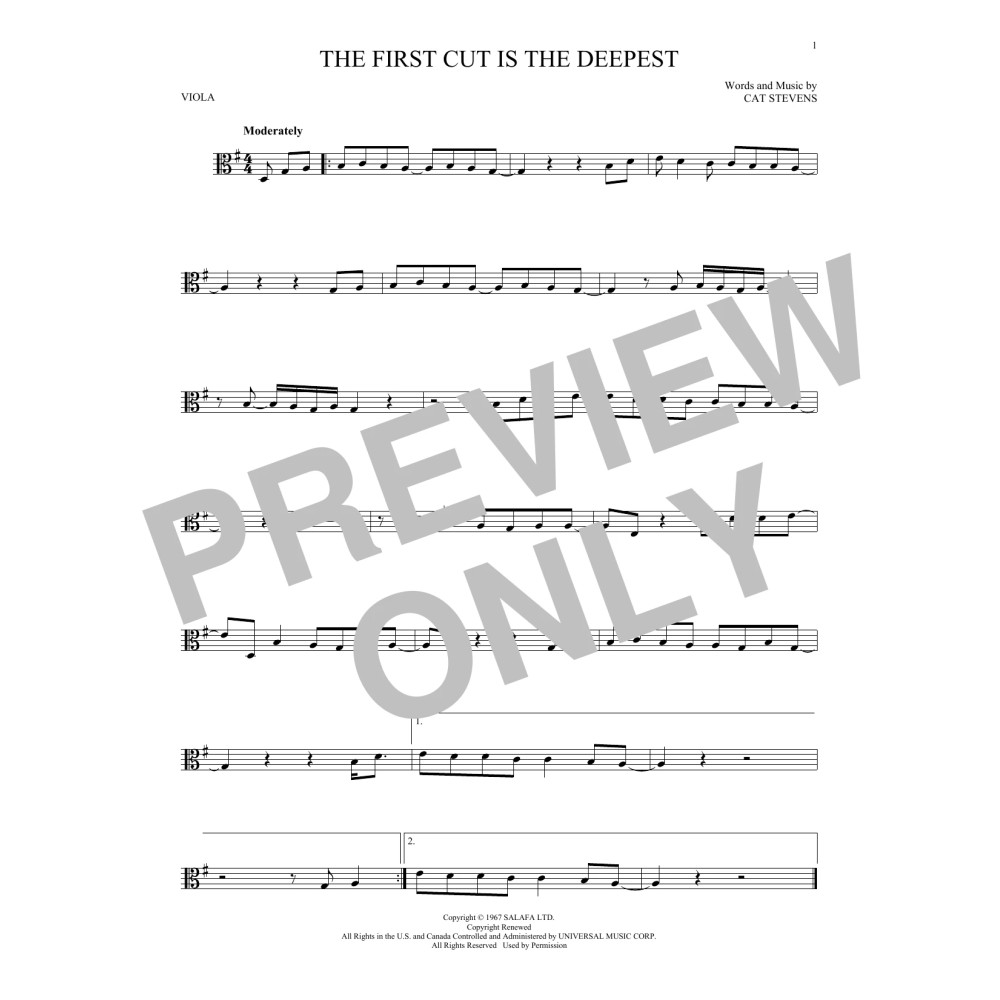 The First Cut Is The Deepest