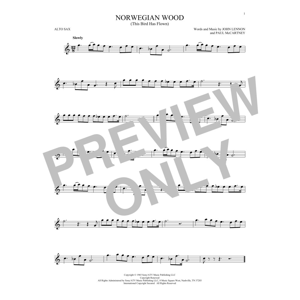 Norwegian Wood (This Bird Has Flown)