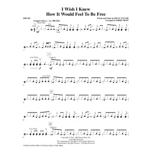 I Wish I Knew How It Would Feel to be Free - Drums