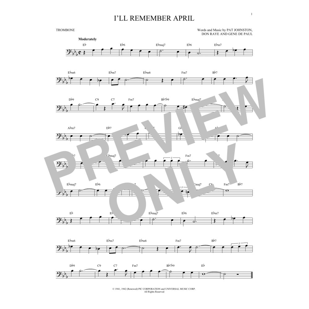 I'll Remember April