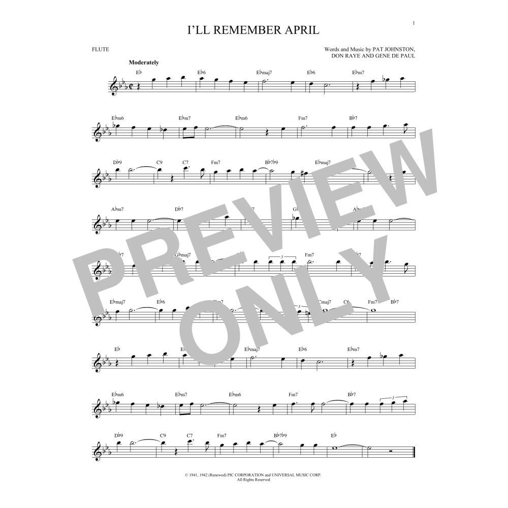 I'll Remember April