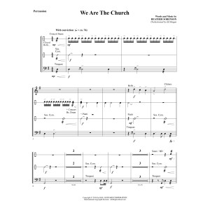 We Are the Church - Percussion