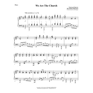 We Are the Church - Piano