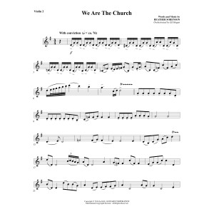 We Are the Church - Violin 2
