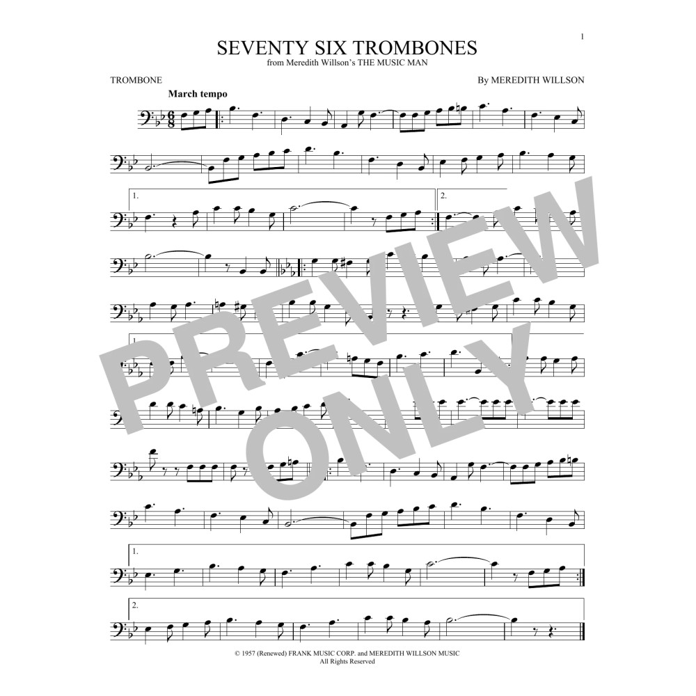 Seventy Six Trombones