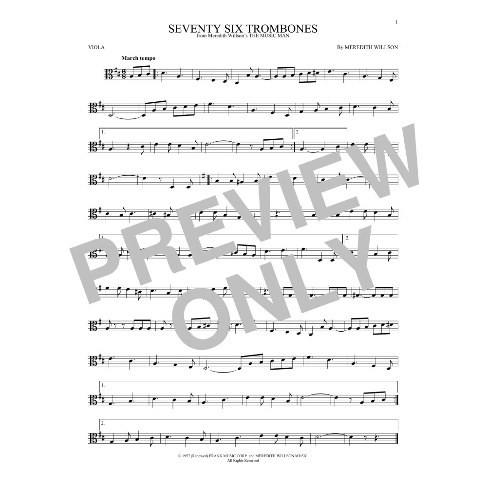 Seventy Six Trombones