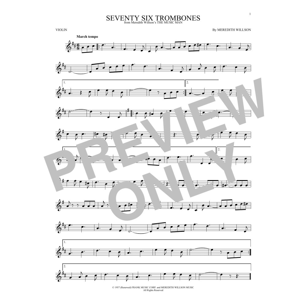 Seventy Six Trombones
