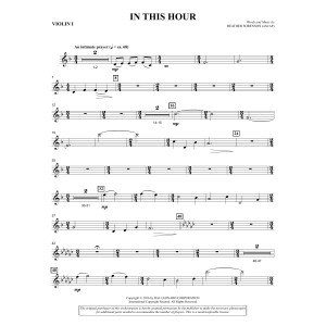 In This Hour - Violin 1